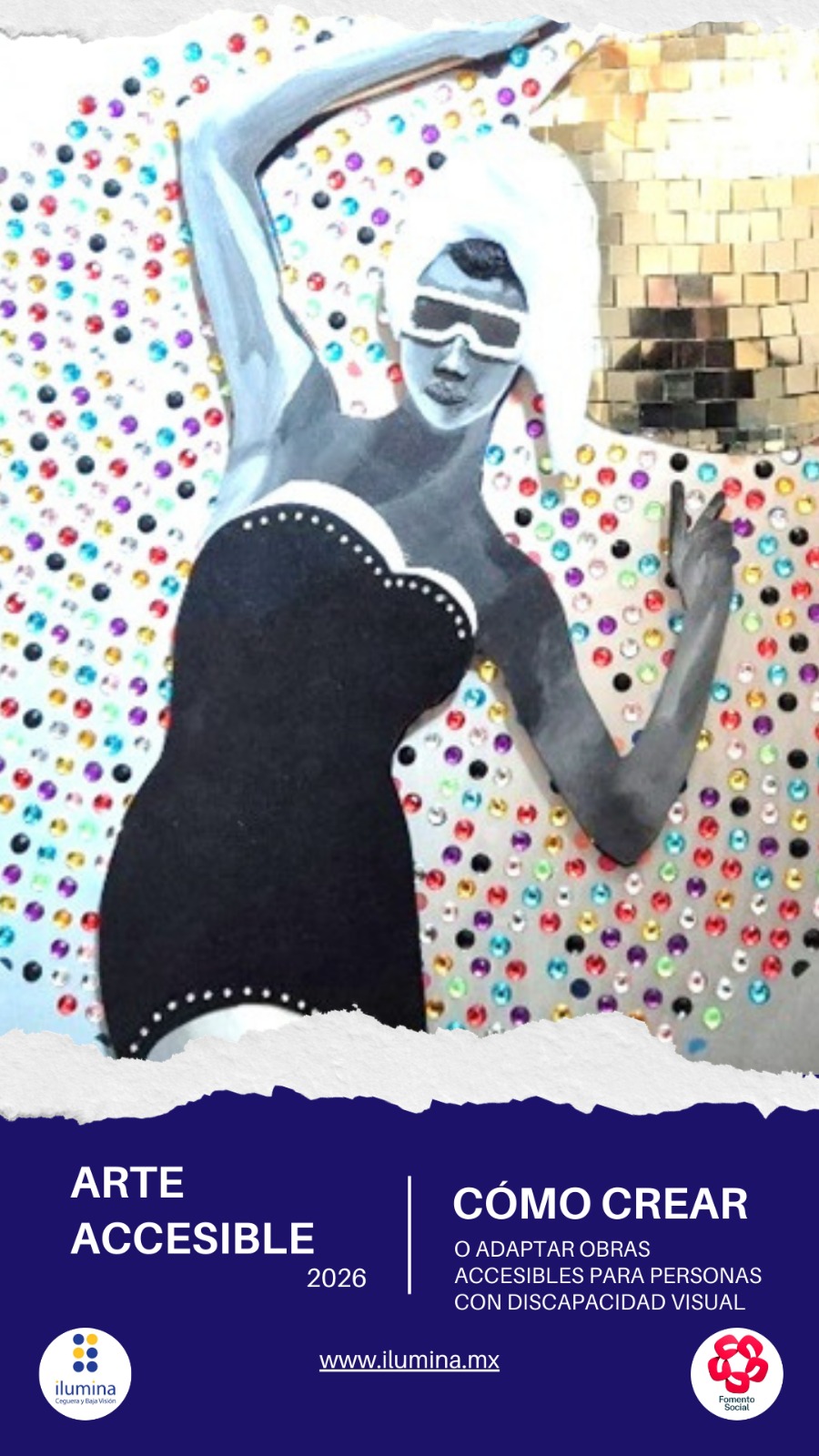 Adaptación final Obra “Hirst party” Magaly Sánchez, artista peruana, 2023.