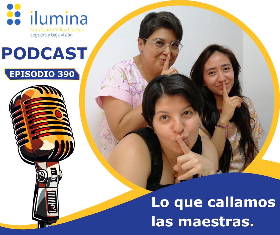 Poster promocional del episodio 390 en el que aparecen 3 maestras de ilumina pidiendo silencio